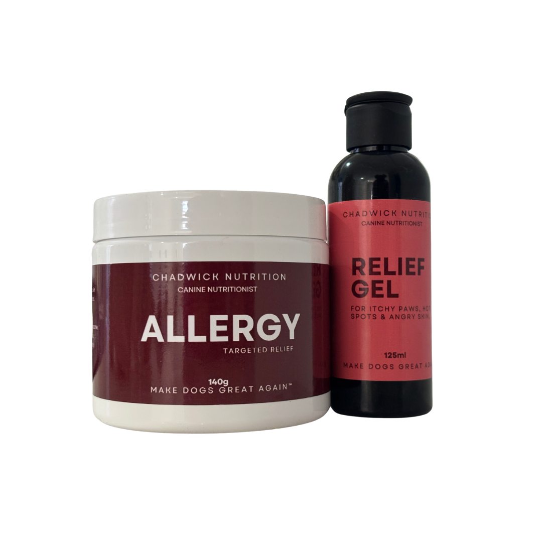 Allergy + Relief Gel - Internal and external allergy support for Dogs.