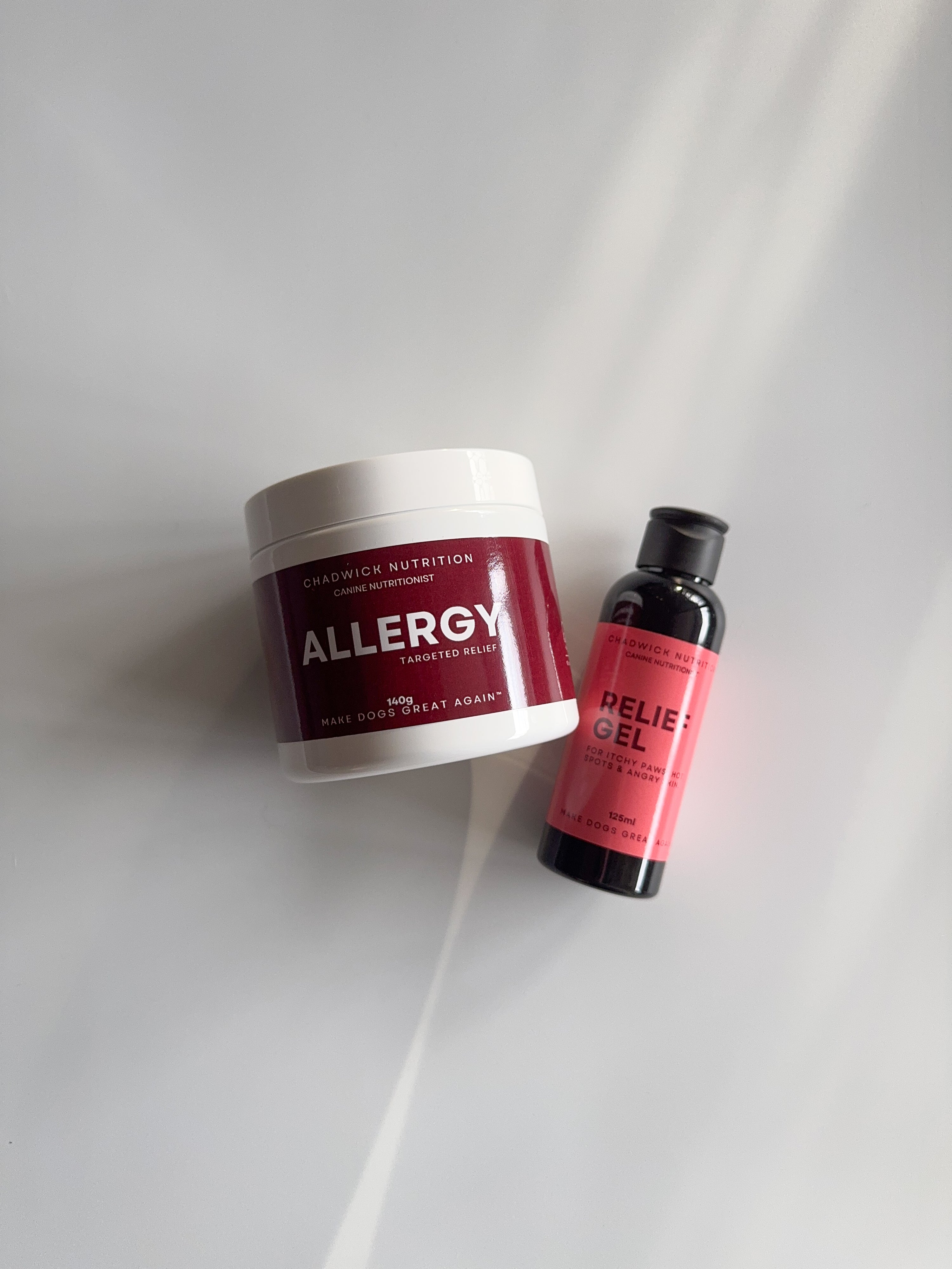 Allergy + Relief Gel - Internal and external allergy support for Dogs.