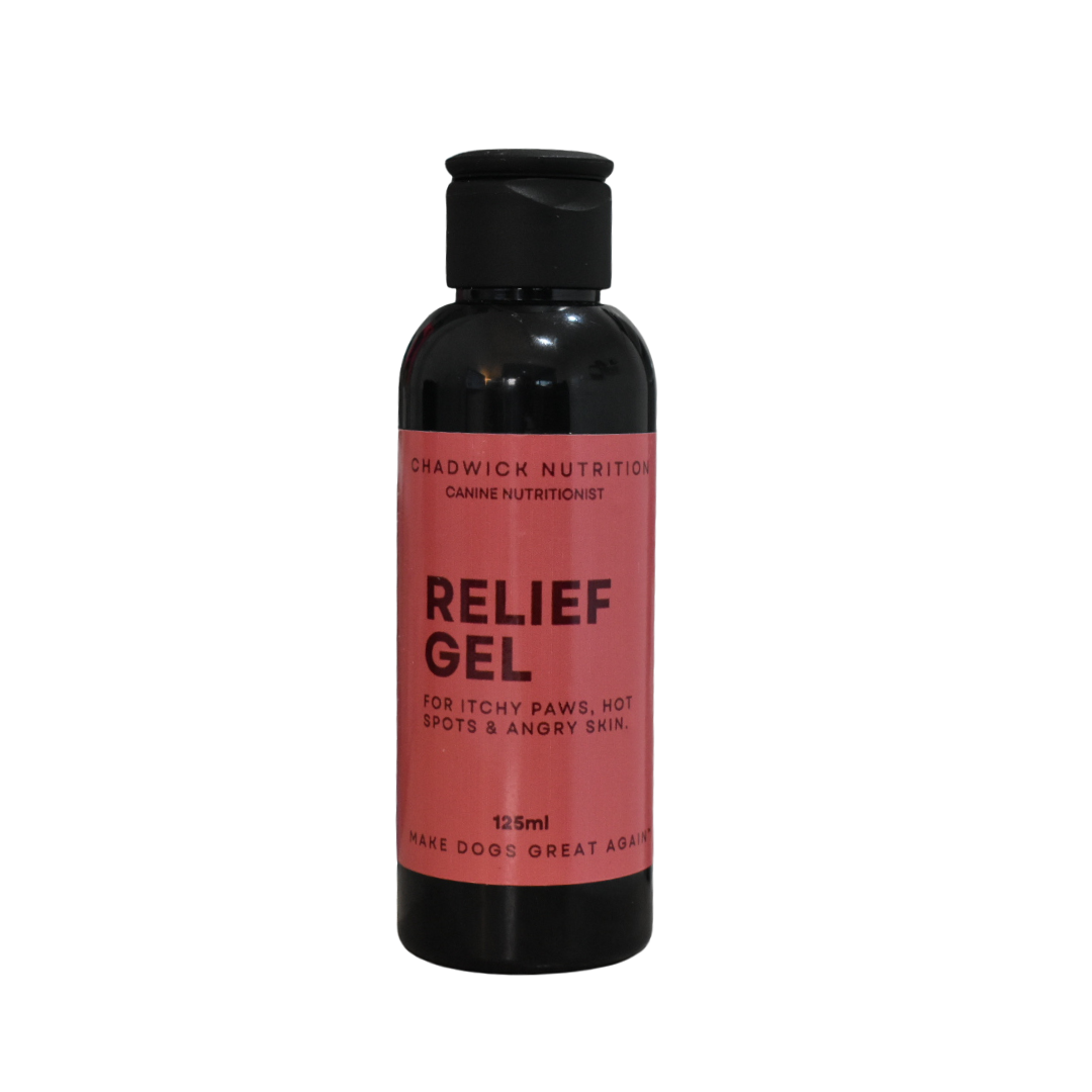 Relief Gel - Soothes itchy, inflamed, and irritated skin.