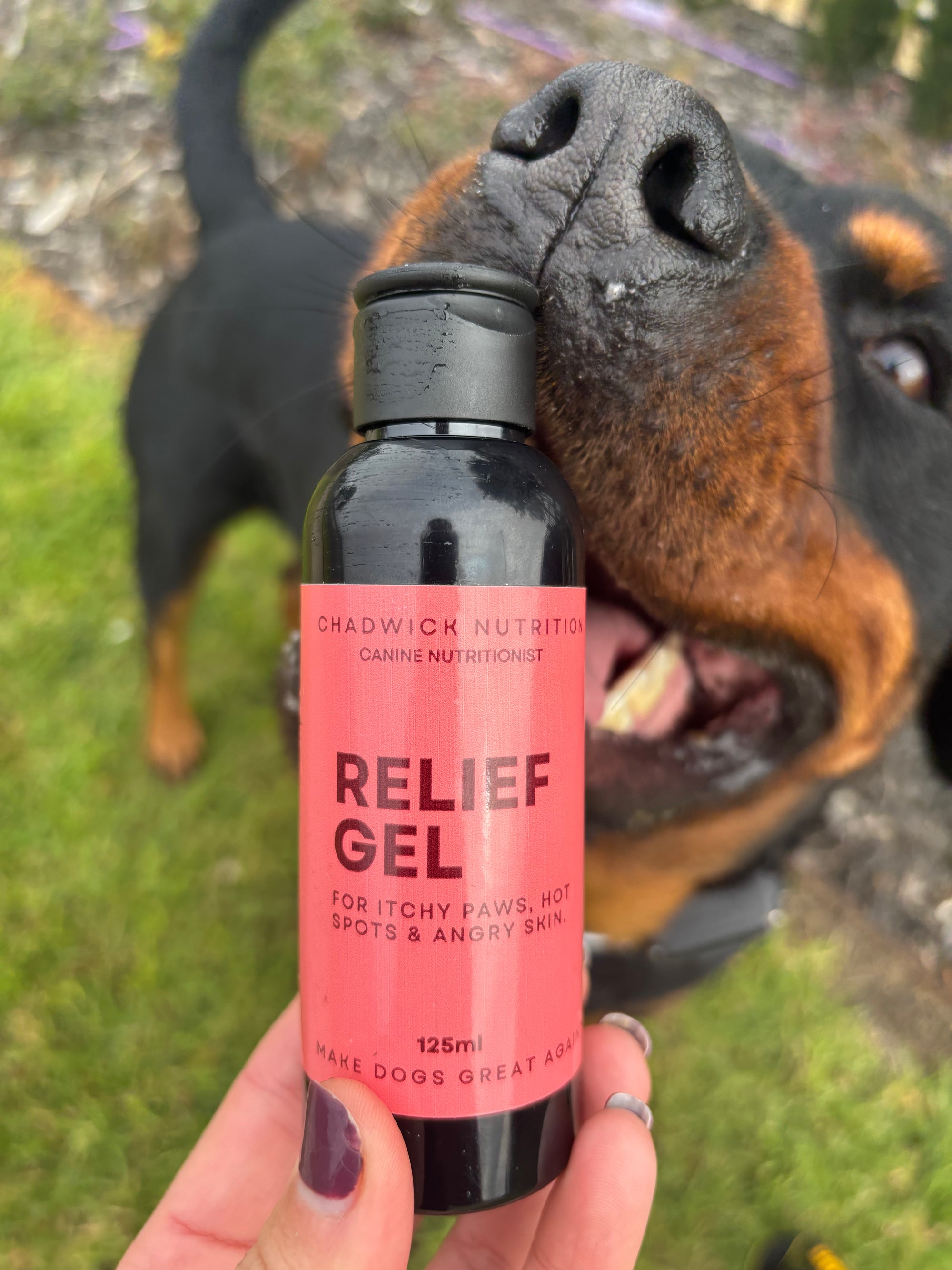 Relief Gel - Soothes itchy, inflamed, and irritated skin.