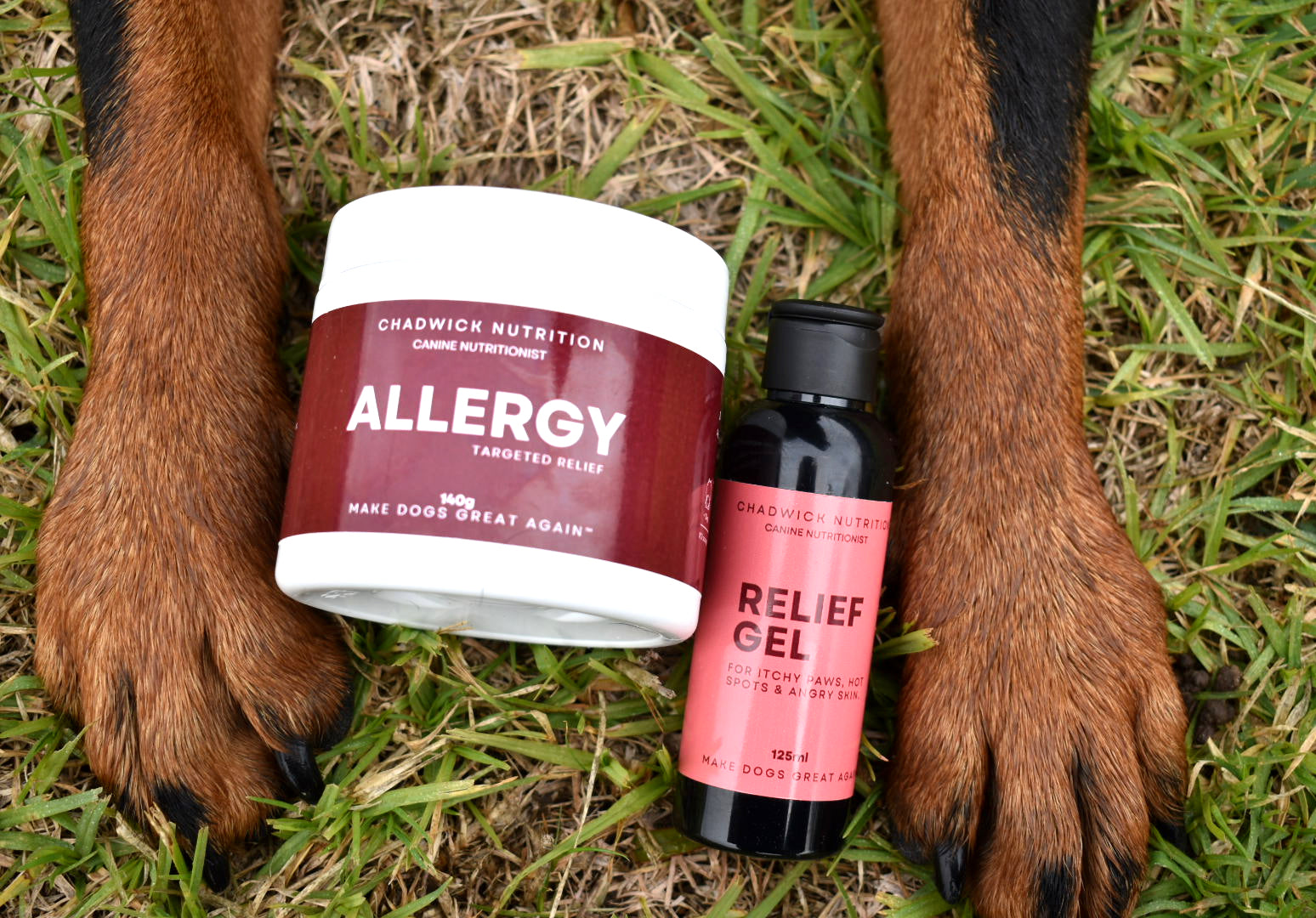 Allergy + Relief Gel - Internal and external allergy support for Dogs.